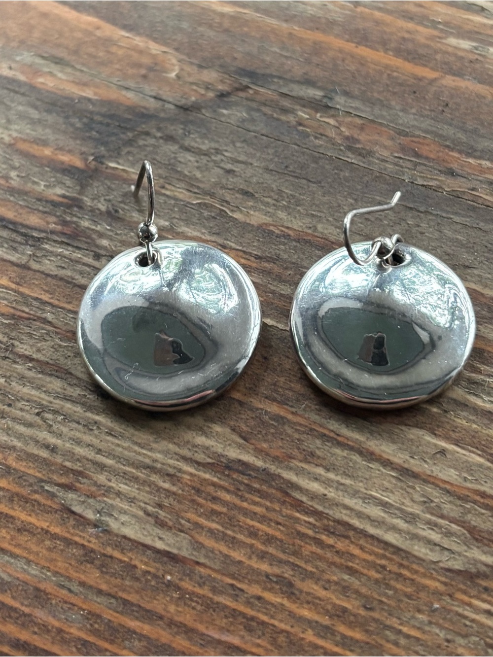 Simon Sebbag Sterling Silver Disc Earrings